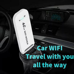 BEEBIRD® High Speed Portable 4G Wireless Modem- 150 Mbps 4G WiFi Dongle, All Sim Support WiFi Router, Connects Up to 10 Devices WiFi Hotspot Device