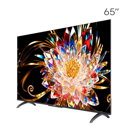 coocaa 164 cm (65 inch) Frameless QLED MINI Smart Google TV