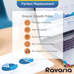 Ravaria 011 & 012 Compatible Refill Ink for Epson L8180 / L8160 Printer Compatible Ink Bottle for Epson 011/012 Ink Code (70 ml x C/M/Y/BK/PB/GY) Ink Bottle (011/012 Ink Set (6 Color))