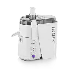Sujata Powermatic Juicer|900 Watts Double Ball Bearing Motor|22000 RPM|Non-Stop 90 Mins Running|Centrifugal Juicer| (White)