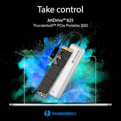 Transcend 960GB Internal SSD for MacBook, JetDrive 825, Thunderbolt 10 Gb/s, AHCI PCIe Gen3 x2, 5 Yrs. Warranty