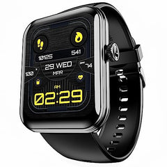 boAt Ultima Regal w/ 2.01”(5.10 cm) Crystal-Clear AMOLED Display, 1000 NITS Brightness,Premium Metal Body, Functional Crown, 100+ Sports Modes, Fitness Smart Watch for Men & Women (Steel Black)