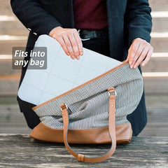 Linpr Puffy Laptop Sleeve 15-16 Inch, Laptop Carrying Case, Matte Blue
