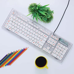 Arctic Fox Crystal Wired Keyboard (Grey)