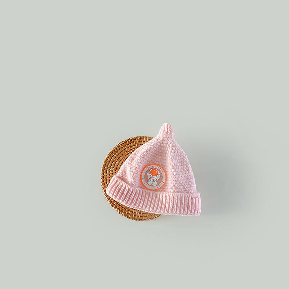 SYGA Baby Winter hat Baby Woolen Knitted Unisex Hat -Pink (6-18 Month)