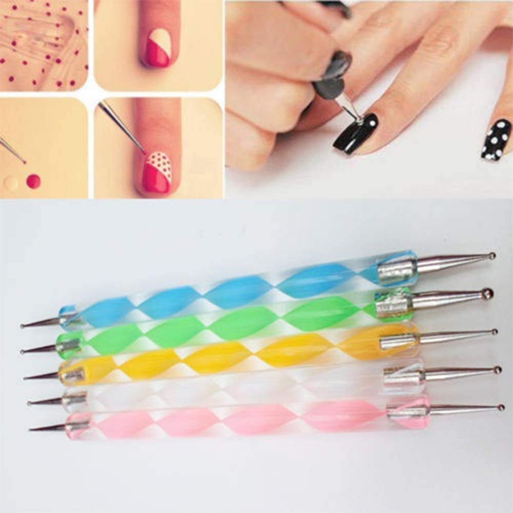 SYGA 5 Pcs Nail Decoration Sticks Nail Dotting Pen