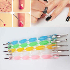 SYGA 5 Pcs Nail Decoration Sticks Nail Dotting Pen