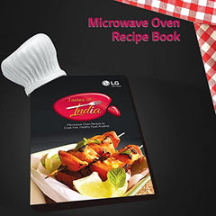 LG 21 L Convection Microwave Oven (MC2146BG, Glossy Black, with Glass Door, 151 Auto Cook Menu, Quartz Heater, Health Plus Menu)