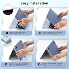 EooCoo Case for MacBook Air 13.6" Cover M5 M4 M3 M2 2026-2022 Light & Thin