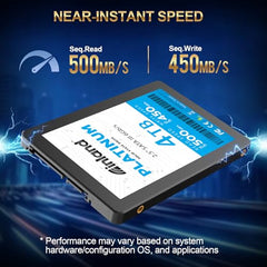INLAND Platinum 4TB SATA III 6Gb/s, 2.5"/7mm Internal Solid State Drive SSD for Laptop & PC Desktop