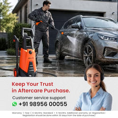 [2026 Enhanced Edition] IBELL WIND66 High Pressure Washer, 1550W Motor, 120 Bar Car Washer High Pressure Gun, 6.7 L/Min Flow, 5M Hose, Portable Pressure Washer for Car, Bike, Home & Outdoor Cleaning