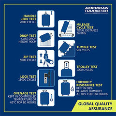 American Tourister 3PC PP Ivy 2.0-8 Wheel, Set (Small + Medium + Large) Hard Suitcase for Travel/Trolley Bag with Combination Lock & Smooth Sliding Double Wheel - Forest Green, 55 Cm, 68 Cm, 79 Cm