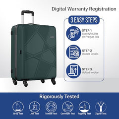 Safari Pentagon Pro 8 Wheels Set of 3, (Cabin + Medium + Large) Trolley Bag, Hard Case Polypropylene, 360º Wheeling Luggage, Suitcase for Travel, Trolley Bags for Travel, Luxury Beige