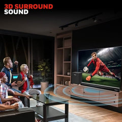 Honeywell Moxie V500 10W Portable USB Wired Soundbar, Speaker for PC,Desktop and Laptop with Volume Control and 3.5 mm AUX,2.0 Channel,52mmX2 Drivers,Plug &Play,2 Yrs Maufacuturer Warranty