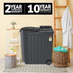 Whirlpool 11Kg Semi-Automatic Top Loading Washing Machine (Ace XL 11, Graphite Grey (10YR)