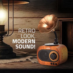 Artis BT12 Classic Retro Wireless BT Speaker with FM/USB/AUX in & Hands Free Calling (5W RMS Output)