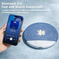 Bluetooth Pillow Speaker for Sleeping | Wireless Under Pillow Sleep Speaker with White Noise & Stereo Sound | Portable Mini Speaker for Side Sleeper,Bedside,Travel & Relaxation | Blue 1pc
