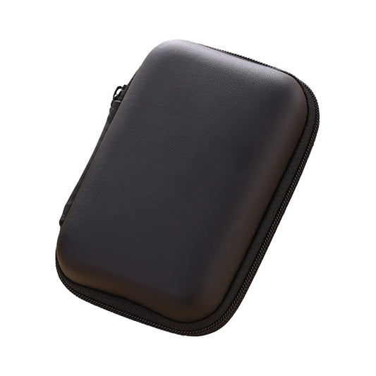 SYGA Headphone Storage Bag Mobile Phone Data Cable Charger Storage Box Headphone Bag Digital Storage(Black)