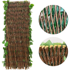 Go Hooked Durable Plastic Artificial Grass Fence for Outdoor Decor Plastic Versatile Maintenance Free Easy Install Weather Resistant UV Decorative Protected Green Pack of 1