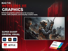 SKULLSAINTS Helix Core Series, Onboard LPDDR5, Dual NVMe PCIe SSD, USB 3.2, USB-C 10Gbps/4K, 2.5Gbps LAN, Wi-Fi 6, BT 5.2, 4K Triple Display Mini PC (i3-1215U, 12+512, Win 11 Pro)