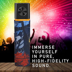 PerfX M21VP Portable Bluetooth Speaker 10W – Thunder Bass, Inbuilt Disco Lights, Wireless Speaker for Party & Outdoor (Disco Light 10 W Bluetooth Speaker, Green)
