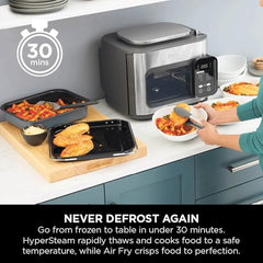 Ninja Combi 14-in-1 Multi-Cooker, Oven, & Air Fryer (12.5L) | HyperSteam & Air Fry Technology, Cooks 3-Part Family Meals in 15 Mins, Healthy Oil-Free Cooking, Digital Display