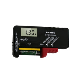 SYGA Digital Battery Tester Battery Voltage Checker for Indoor Outdoor Professional Use(Black)
