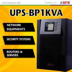 BPE Online UPS MF1101B3 1kVA Power Backup & Protection for Home Office, Desktop PC