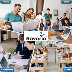 Ravaria Refill Ink for HP GT51XL/53XL GT 52 for HP Ink Tank 115,310,315,319,410,415,416,419,455,500,515,530,589,615,750,790,670,GT5810,GT5811,GT5820(GT51XL + GT52CMY(4 Color Set),Multi-Color Pack)