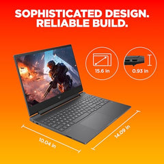 HP Victus, Intel Core 5 210H, 4GB RTX 3050 A (24GB DDR5, 512GB SSD) FHD, 144Hz, 300 nits, IPS, 15.6''/39.6 cm, Win11, M365* Office24, Mica Silver, 2.29kg, fa2500TX, Backlit, Gaming Laptop