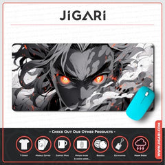 JIGARI Extended Anime Large Mouse Pad (11 x 23 Inch) | Gaming Mousepad for Laptop, Desktop & Keyboard | Smooth Surface | Anti-Slip Rubber Base (Zoro - Sword Master - One Piece (P08))