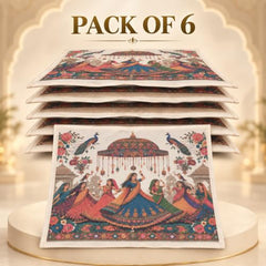 Choego New Season Wedding Print Saree Cover Pack of 12 | Zip closure, Doli Print Reusable storage bags, Ideal for bridal designer sarees, Wardrobe organizer, One side transparent