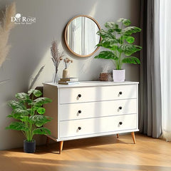 Der Rose 28" Fake Plants, Artificial Monstera Plants Indoor