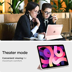 Spigen Flip case for iPad Air 11 inch M4 (2026), iPad Air 11 inch M3/M2 (2025-2024), 10.9 inch 5th/4th Gen (2022/2020), Trifold, Pencil Holder, Full Cover(Liquid Air Folio) - Black