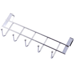 SYGA 1 Piece Five Hooks Home New Bathroom Kitchen Hat Towel Hanger Over Door Hanging Rack Holder
