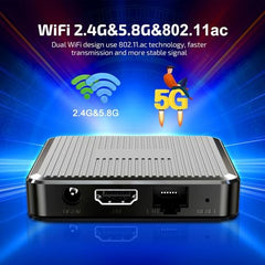AUSHA X96Q Mini PC Box with Allwinner H313 Quad-Core, 2GB RAM, 16GB Storage, HDMI Output, Dual USB, TF Card Slot, WiFi | Android 10 Based Android PC Box