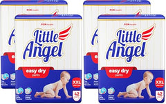 Little Angel Easy Dry Pull-Up Babies Diaper Pants With 12 Hrs Absorption Size, 84 Count, Above 15 Kgs - XXL (42 Count, Pack of 2)