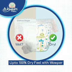 Wowper Easy Pants Baby Diaper | Medium Size Diapers | Diapers with Wetness Indicator | Upto 12 Hrs Absorption | 7-12 Kg | 34 Counts
