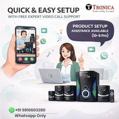 TRONICA Donald Upgraded PRO 7.1 65W Home Theatre System with RGB LED Lights, Remote Control, Bluetooth Speaker Set, FM, Pendrive,Smart TV Support