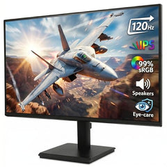 Acer Vero V247Y G 23.8 Inch Full HD IPS Monitor I 120Hz Refresh, AdaptiveSync I 99% sRGB, 1500:1 Contrast I 2x2W Speakers I HDMI +VGA I ZeroFrame I VisionCare 2.0 I VESA I Energy Star I Black
