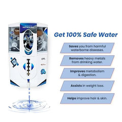 ROYAL AQUAFRESH Opel RO + UV + UF + TDS 18 liter Water Filter Electric Water Purifier Fully Automatic RO Wall Mountable For Home and Office (1 Year Warranty On Motor & SMPS) (Omega Opel)