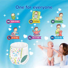 Wowper Easy Pants Baby Diaper | Medium Size Diapers | Diapers with Wetness Indicator | Upto 12 Hrs Absorption | 7-12 Kg | 34 Counts