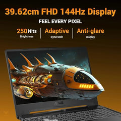 ASUS TUF Gaming A15, Gaming Laptop, AMD Ryzen 7 155, RTX 3050 GPU (16GB/512GB/39.62 cms (15.6) FHD/Windows 11 Home) FA506NCG-HN443W