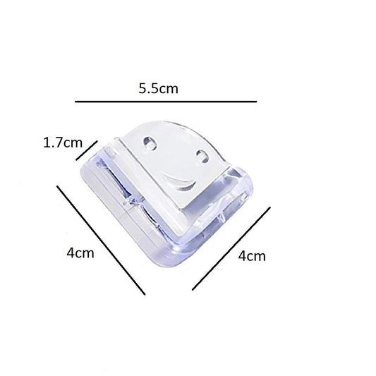 SYGA Set of 4 Transparent C Shape Baby Safety Corner Gaurd Baby Proofing Corner Protector