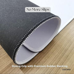 ESSENSI Mouse Pad for Laptop & Desktop | 9x7 Inch Anti-Fray Stitched Edges | Non-Slip Rubber Base | Desk Setup Accessory for Students, Gamers & Professionals (Big Things)