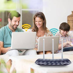 TP-Link Archer C50 AC1200 Dual Band Wireless Cable Router, Wi-Fi Speed Up to 867 Mbps/5 GHz + 300 Mbps/2.4 GHz, Supports Parental Control, Guest Wi-Fi, VPN (Black)