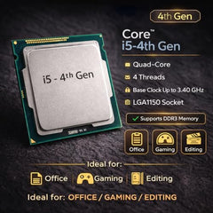 CPU WALA Assembled Desktop PC Core i5 4570/4590, 8GB RAM, 256GB SSD