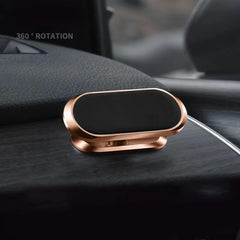MOMISY Magnetic Mobile Phone Holder for Car Dashboard, [Easily Install] Mount [8 Strong Magnets] Friendly iPhone Mobile Stand Fits with All Smartphones (Rose Gold)
