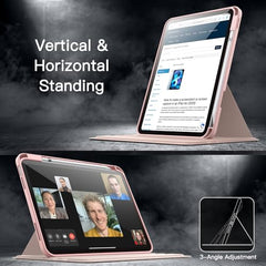 JETech 360° Rotating Case for iPad (A16) 11th/10th Gen, Navy