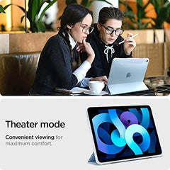 Spigen Flip case for iPad Air 11 inch M4 (2026), iPad Air 11 inch M3/M2 (2025-2024), 10.9 inch 5th/4th Gen (2022/2020), Trifold, Pencil Holder, Full Cover(Liquid Air Folio) - Black